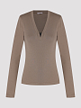 Brunello Cucinelli лонгслив M0TC8EL682 темно-бежевый