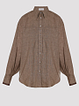 Brunello Cucinelli рубашка MM633RD646 коричневый