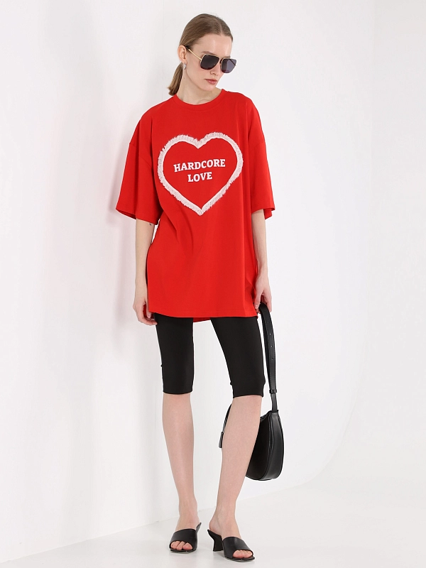 ILLUЖN футболка HARDCORELOVE