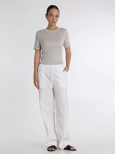 футболка LOULOU STUDIO AVALYNGREYMELANGE