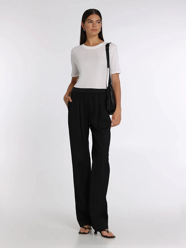 LOULOU STUDIO футболка AVALYNWHITE