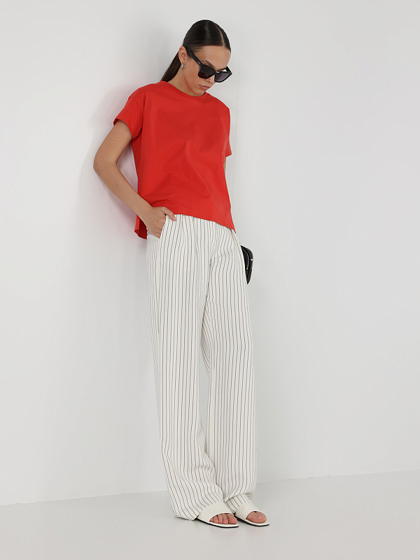 LOULOU STUDIO футболка BASILUZZO