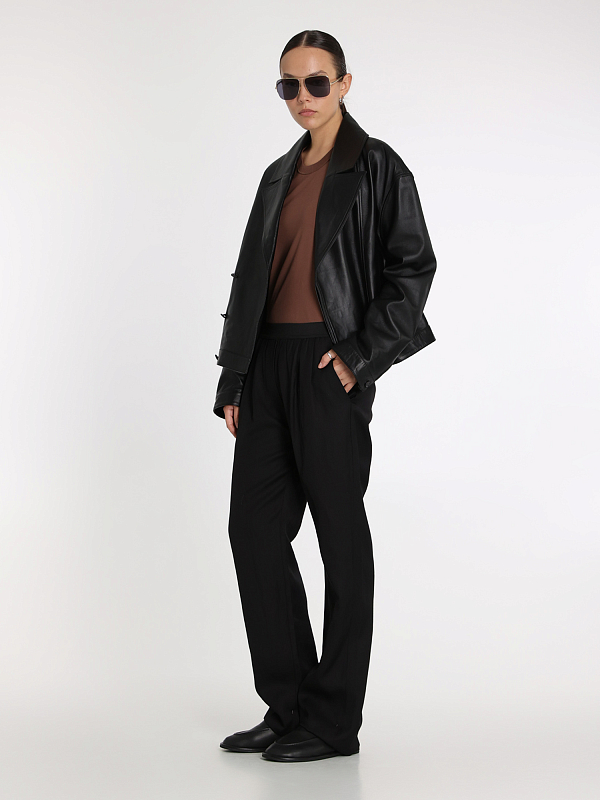 LOULOU STUDIO куртка кожаная KAIPAN