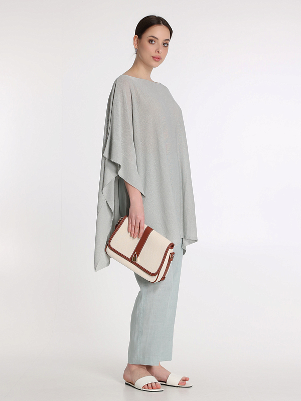 Marina Rinaldi пончо GHIANDA