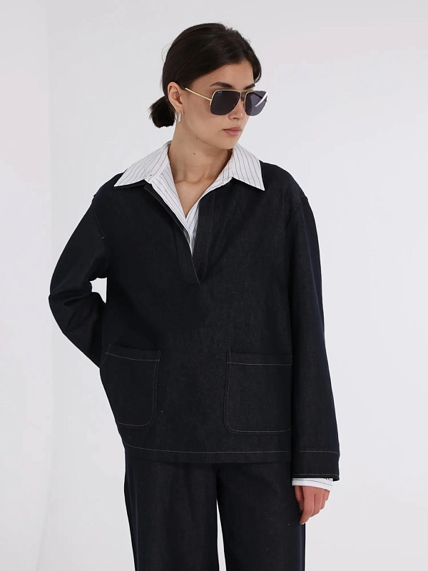 Max Mara рубашка джинсовая AMICO