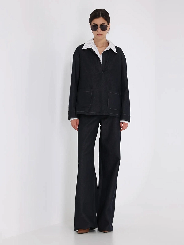 Max Mara рубашка джинсовая AMICO