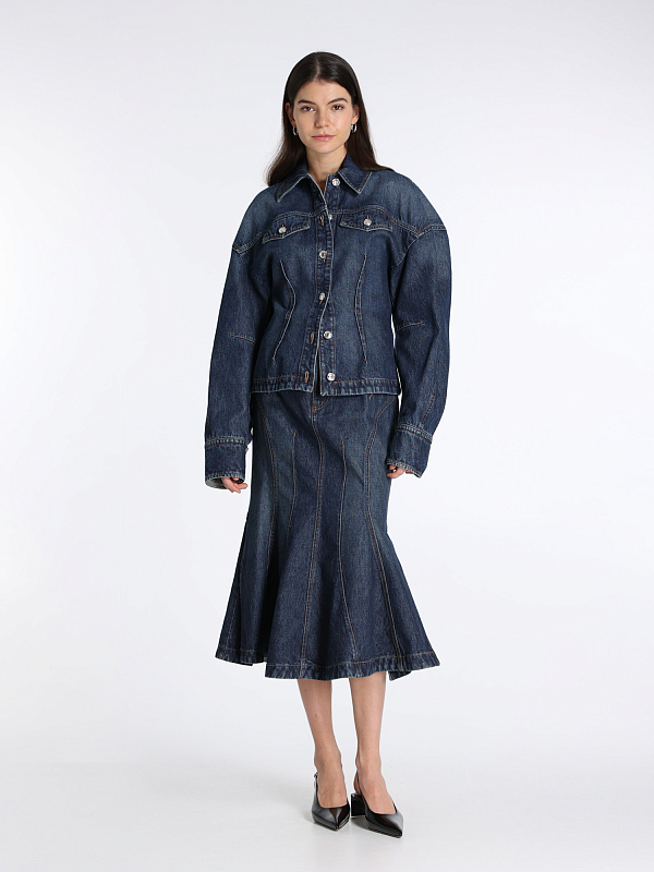 Max Mara юбка джинсовая CASA