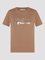 Max Mara футболка QUIETO кэмэл