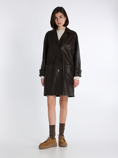 тренч кожаный Max Mara Weekend PETRA