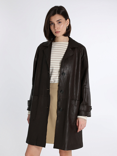 тренч кожаный Max Mara Weekend PETRA