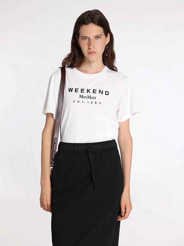 футболка Max Mara Weekend DCABINA цвет белый