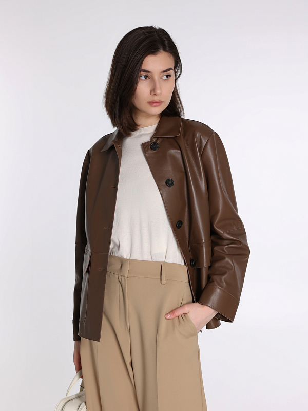 Max Mara Weekend жакет кожаный KAYA