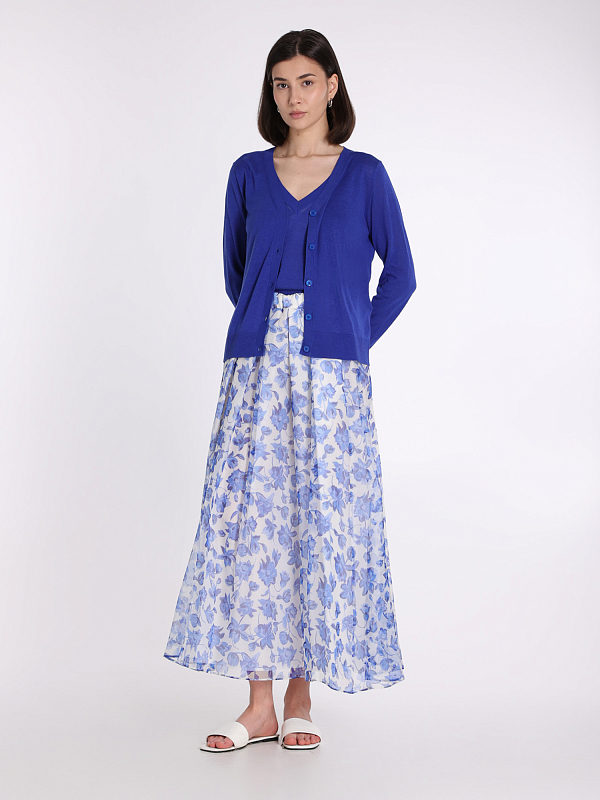 кардиган Max Mara Weekend MARABU цвет васильковый