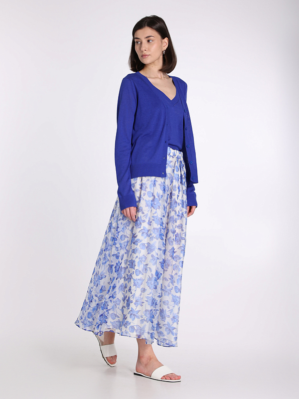 кардиган Max Mara Weekend MARABU цвет васильковый