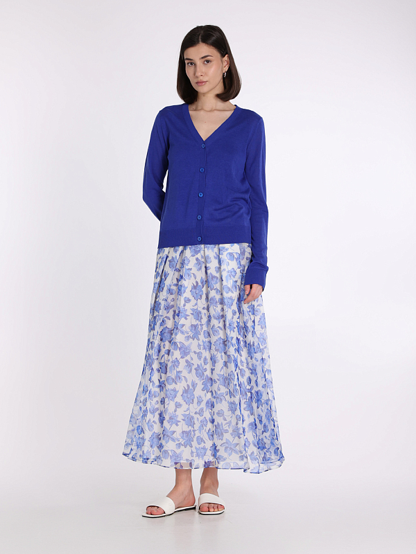 кардиган Max Mara Weekend MARABU цвет васильковый