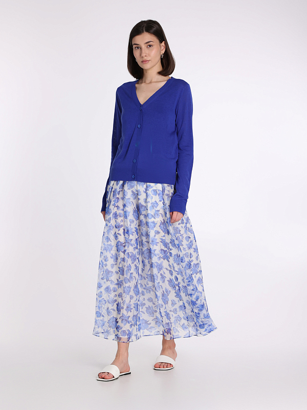 кардиган Max Mara Weekend MARABU цвет васильковый