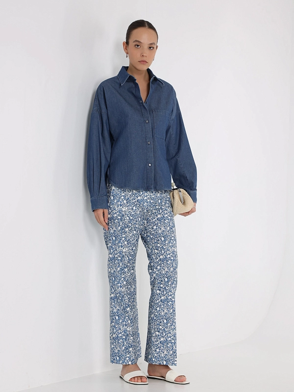 Max Mara Weekend рубашка джинсовая NETTARE