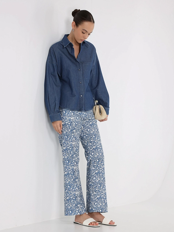 Max Mara Weekend рубашка джинсовая NETTARE