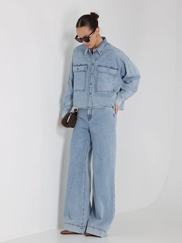 Max Mara Weekend рубашка джинсовая ZEMIRA