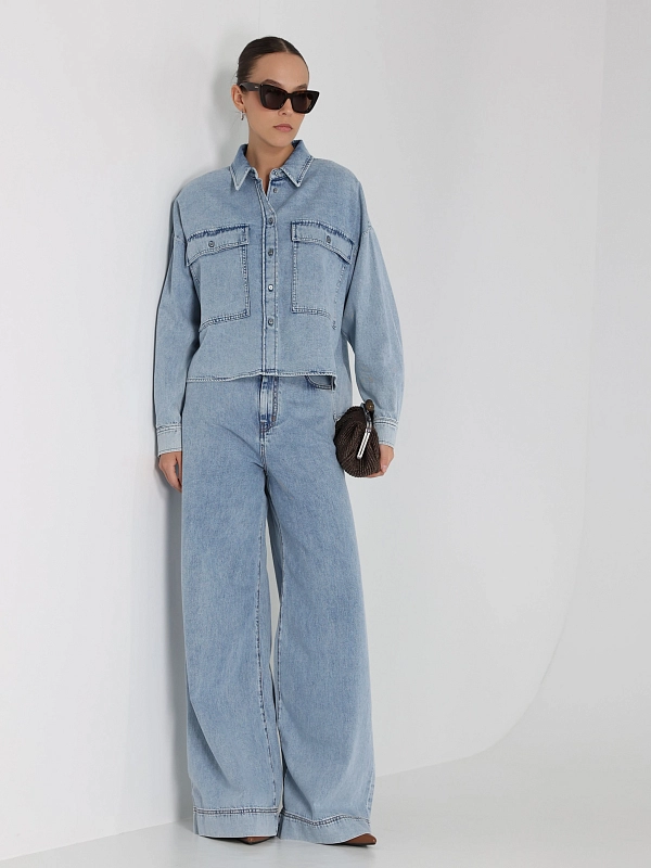 Max Mara Weekend рубашка джинсовая ZEMIRA