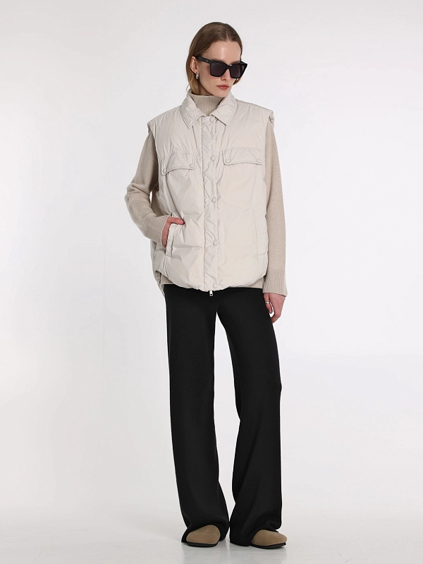 Yves Salomon жилет пуховый 25EFG02274K34W