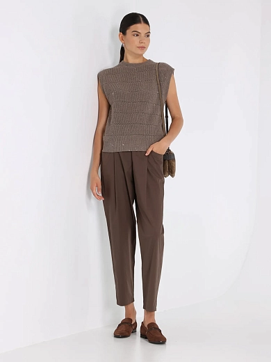 жилет трикотажный Brunello Cucinelli MBM738210P