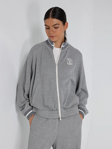 толстовка спортивная Brunello Cucinelli MP930SN906