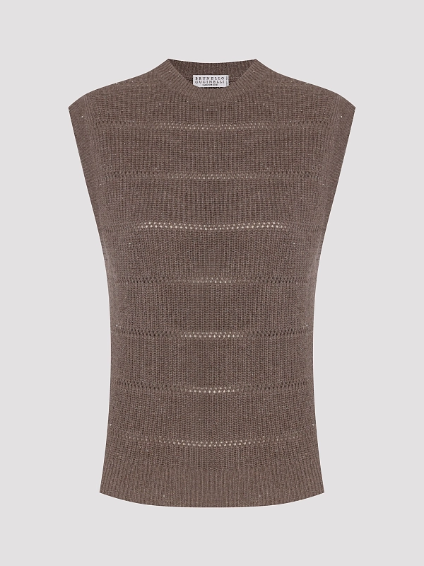 Brunello Cucinelli жилет трикотажный MBM738210P