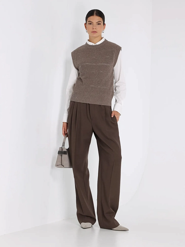 Brunello Cucinelli жилет трикотажный MBM738210P