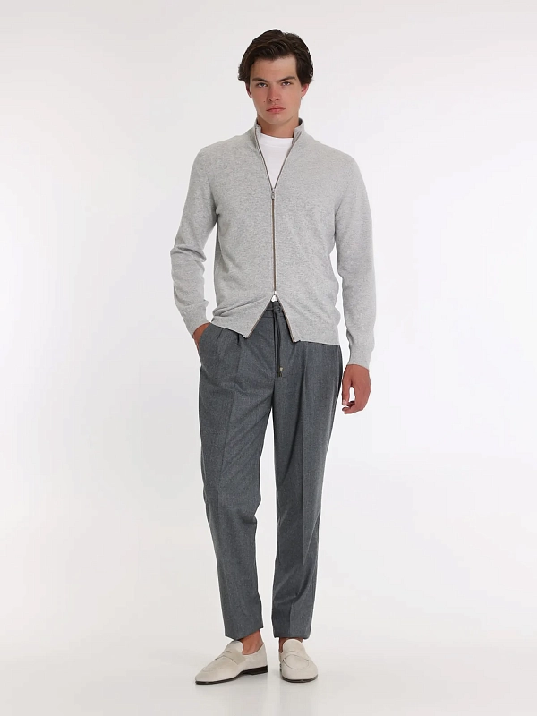 Brunello Cucinelli брюки на кулисе ME226E1710