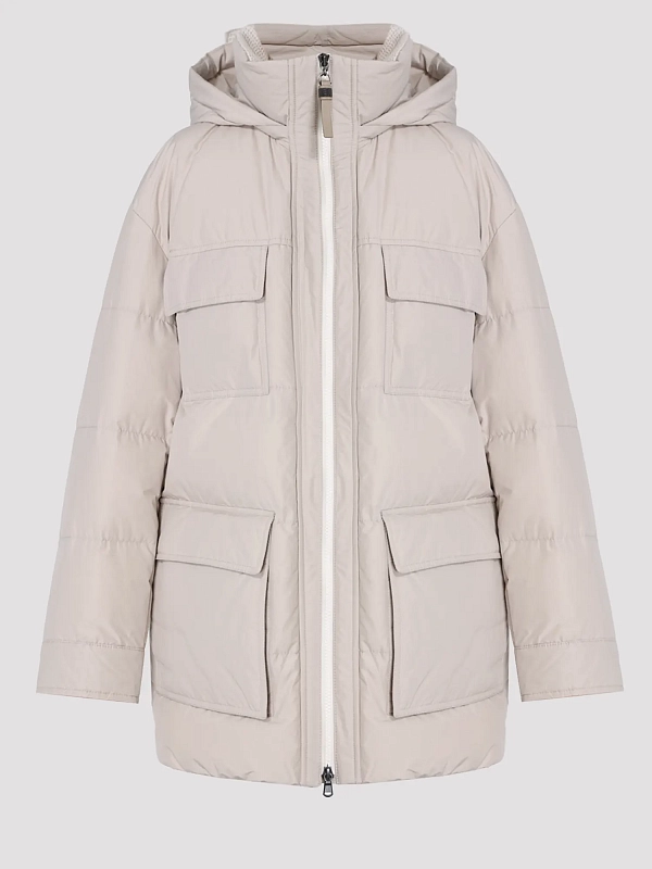 Brunello Cucinelli пуховик короткий MG5017784