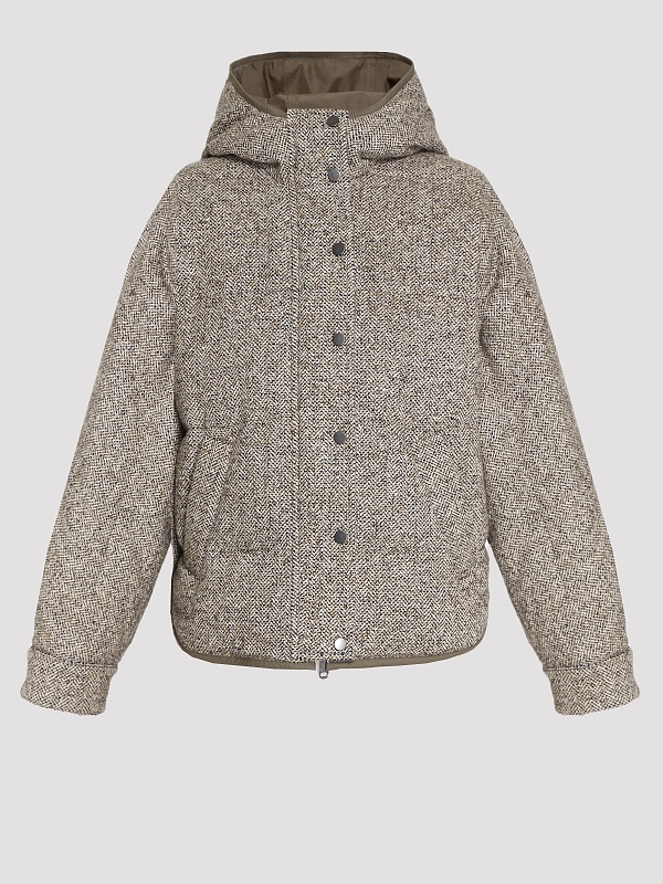 Brunello Cucinelli пуховик короткий MG5307729