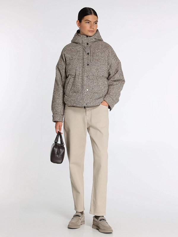 Brunello Cucinelli пуховик короткий MG5307729