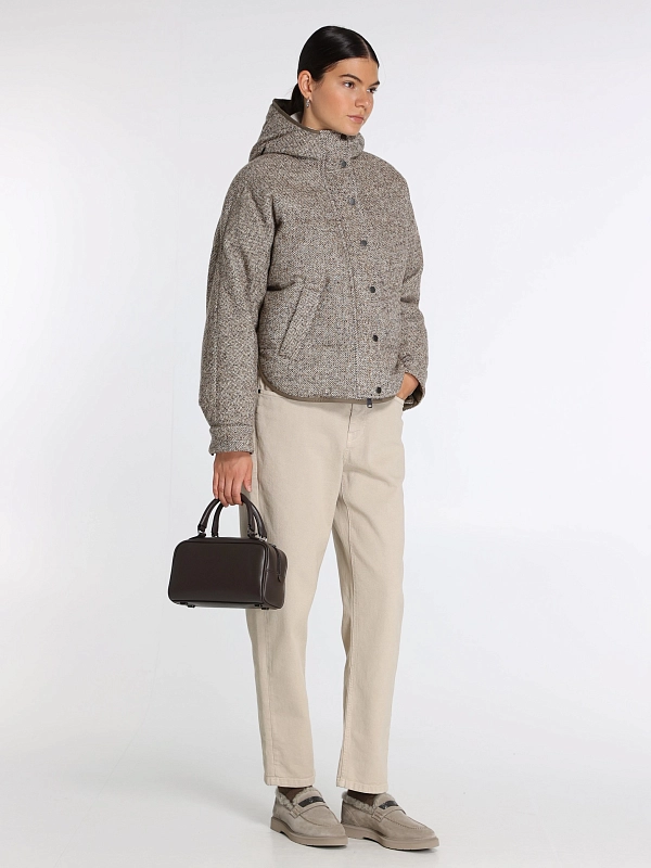 Brunello Cucinelli пуховик короткий MG5307729