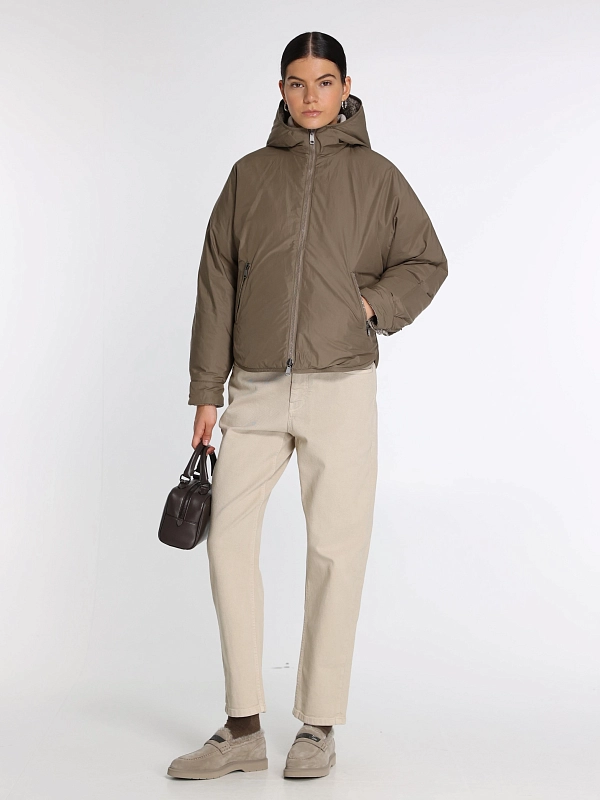 Brunello Cucinelli пуховик короткий MG5307729