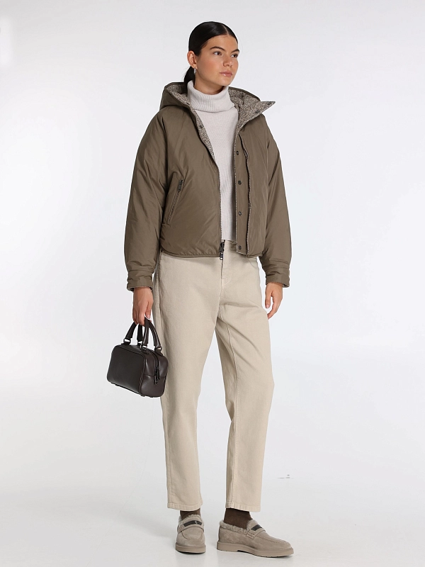 Brunello Cucinelli пуховик короткий MG5307729