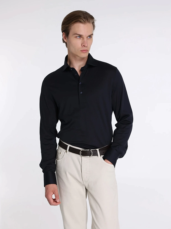 Brunello Cucinelli поло лонгслив MH8363914