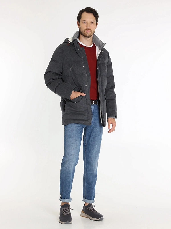 Brunello Cucinelli пуховик MM4701823