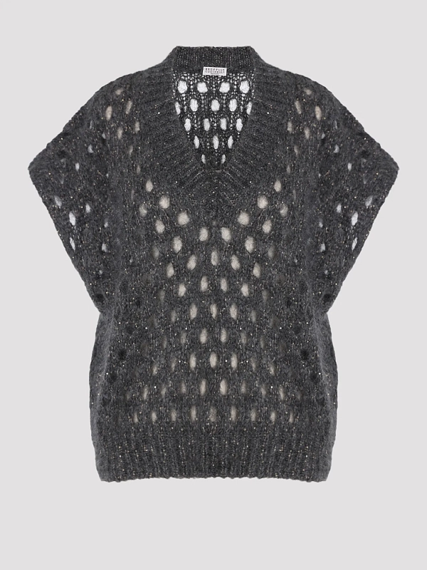 Brunello Cucinelli жилет трикотажный MNA326502