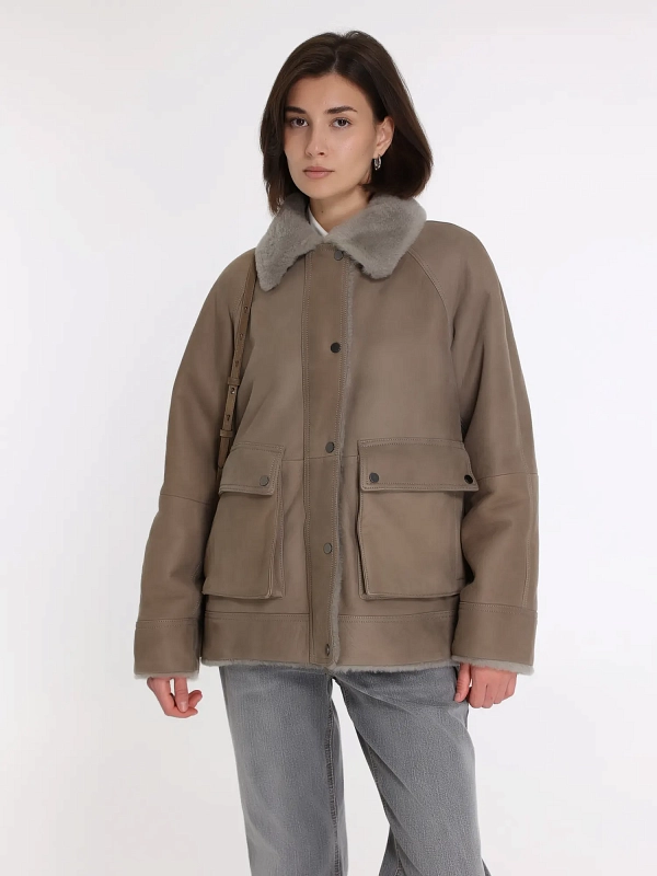 Brunello Cucinelli дубленка MPMBP7911