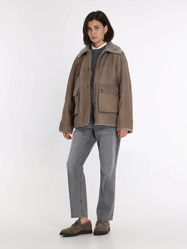 Brunello Cucinelli дубленка MPMBP7911