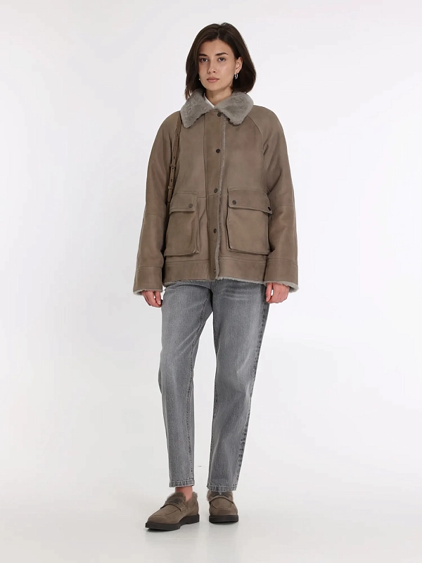 Brunello Cucinelli дубленка MPMBP7911