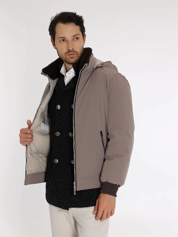 Brunello Cucinelli пуховик MV4061606