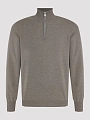 Brunello Cucinelli джемпер поло M2200124 хаки