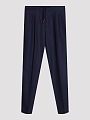 Brunello Cucinelli брюки на кулисе ME226E1710 синий