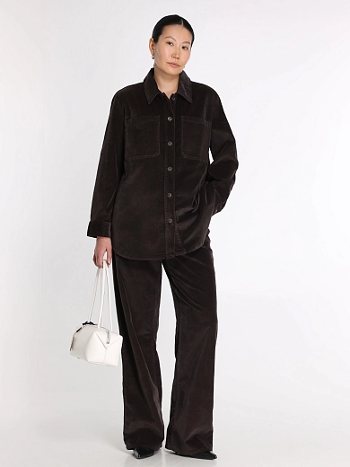 рубашка вельветовая Marina Rinaldi LAUDE