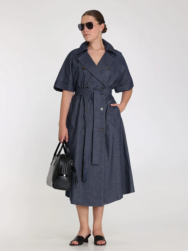 Marina Rinaldi платье джинсовое FAVILLA