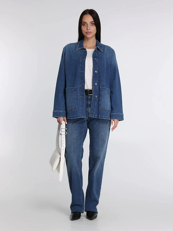 Marina Rinaldi куртка джинсовая HELLO