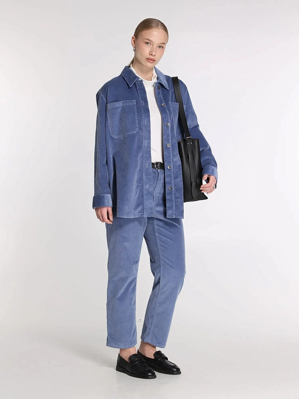 Marina Rinaldi рубашка вельветовая LAUDE