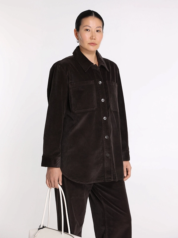 Marina Rinaldi рубашка вельветовая LAUDE